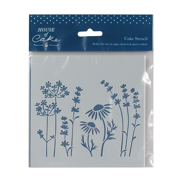 House of Cake Meadow Cake Decorating Stencil