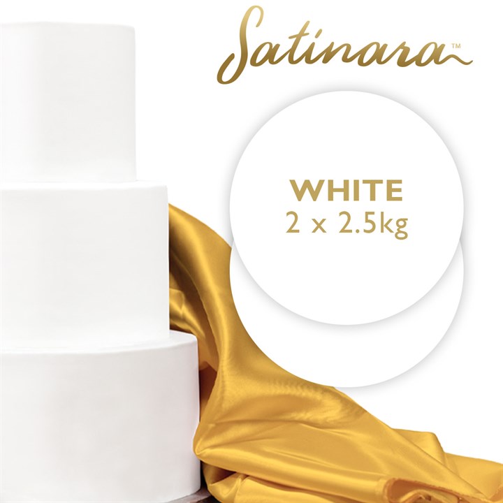 Satinara Luxury White Sugar Paste - 5kg