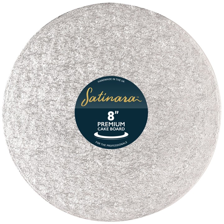 Individually Wrapped Satinara Round Cake Board 8"