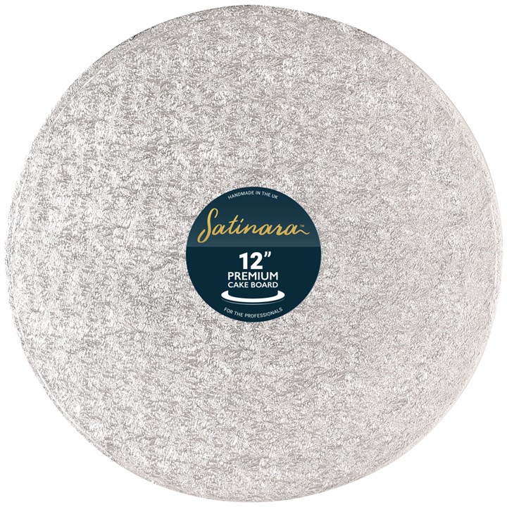 Individually Wrapped Satinara Round Cake Board 12"