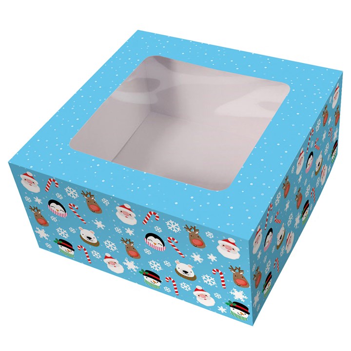 10" Christmas Friends Cake Box