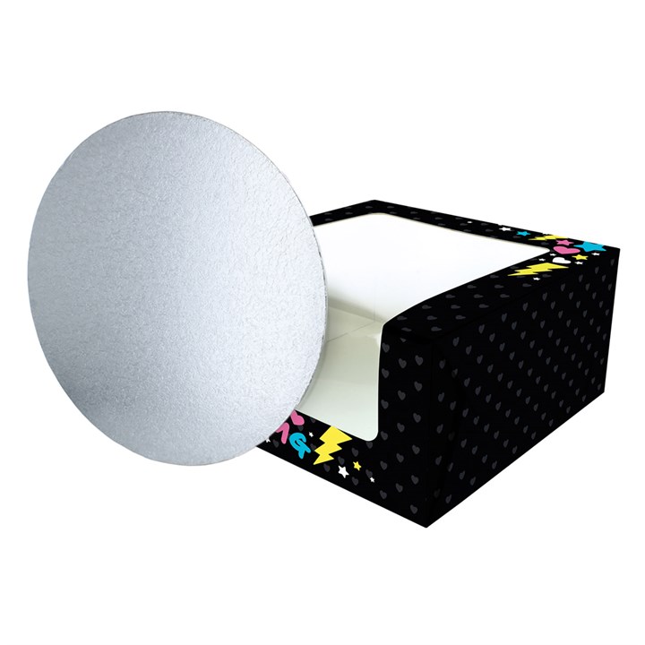LOL 10" Windowed Cake Box and 3mm Cake Card From Baked With Love