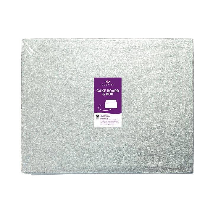 16" x 12" Rectangle Cake Board and Box