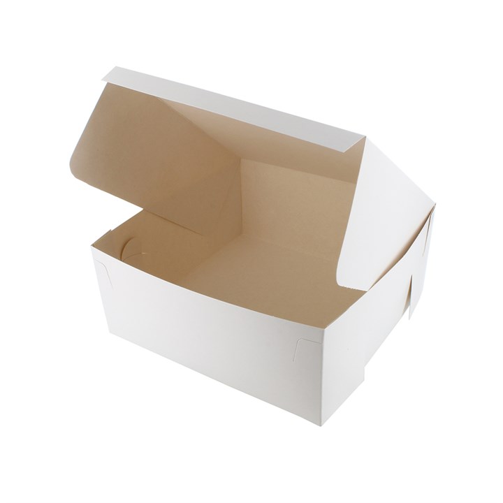 White 7" Bakery Box - 10 Pack