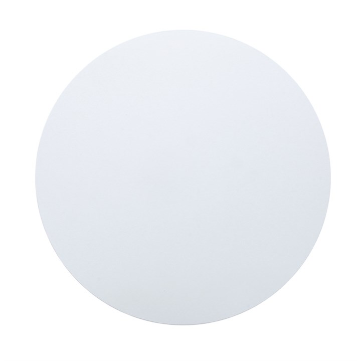 12" White Gloss Masonite Cake Board - 5mm