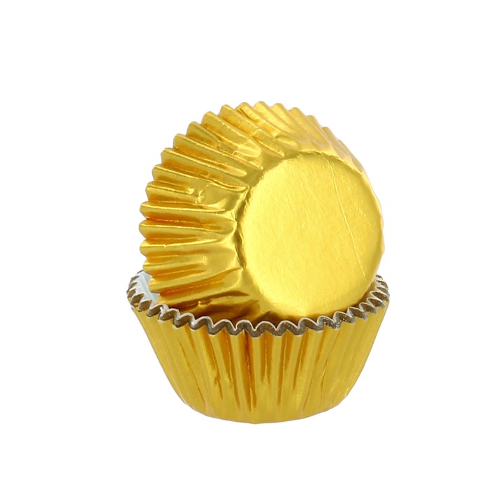 Gold Petit Four Baking Cases 200pk