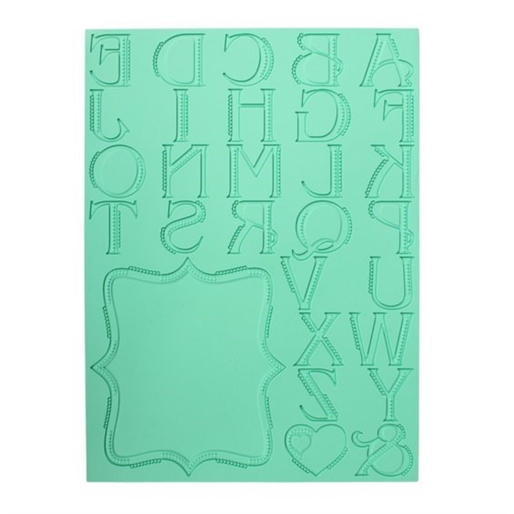 Pavoni Silicone Lace Mat - Letters