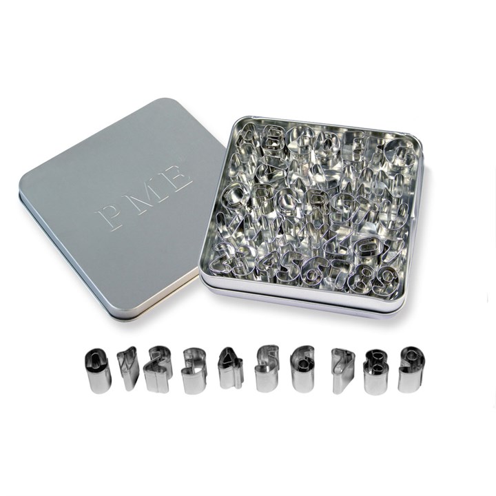 PME Alphabet & Number Cutter Set