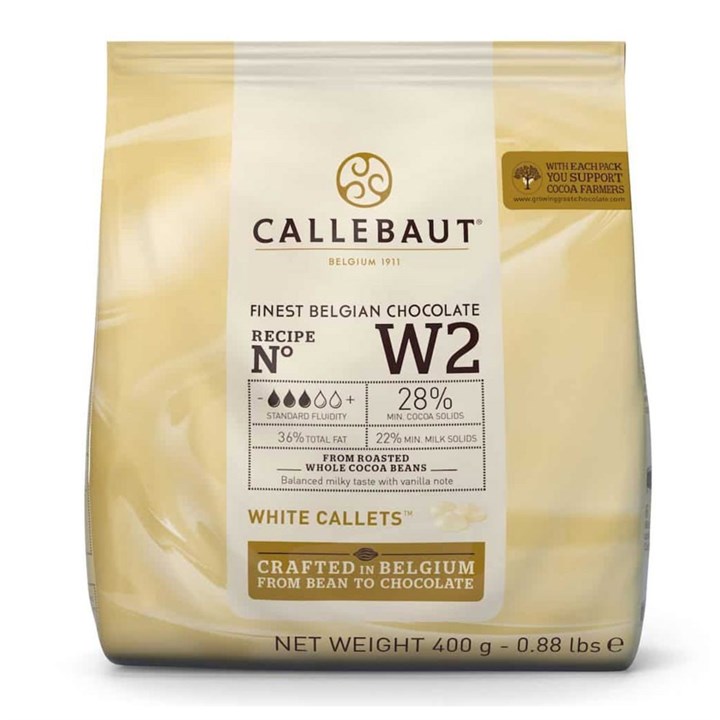 Callebaut Belgian Chocolate - White - 400g