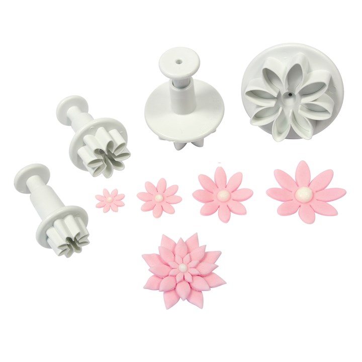 PME Daisy Marguerite Plunger Cutters - Set of 4