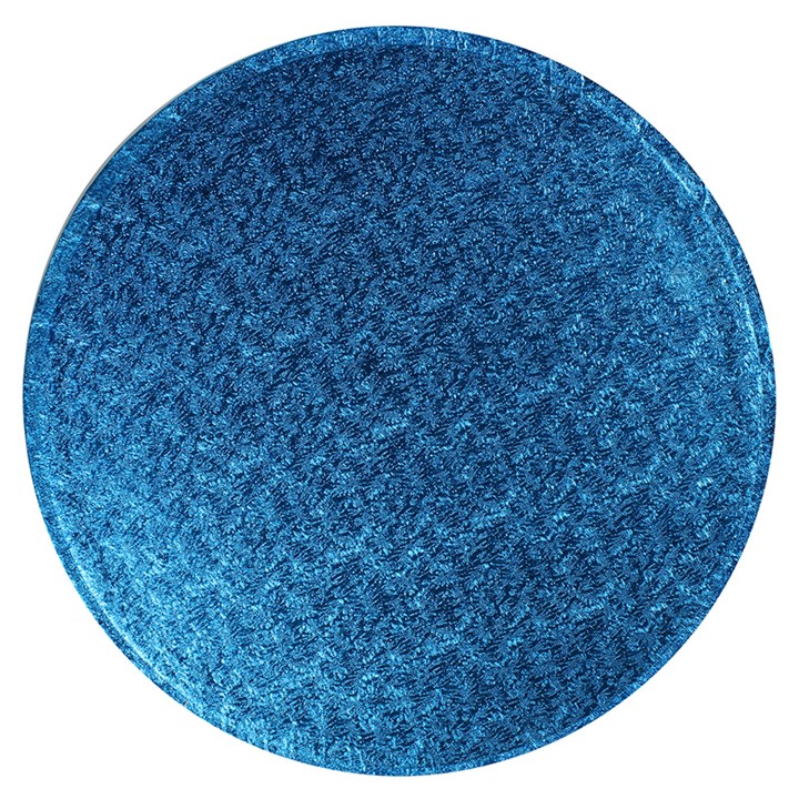 Round Bright Blue Cake Drum Board - 14"
