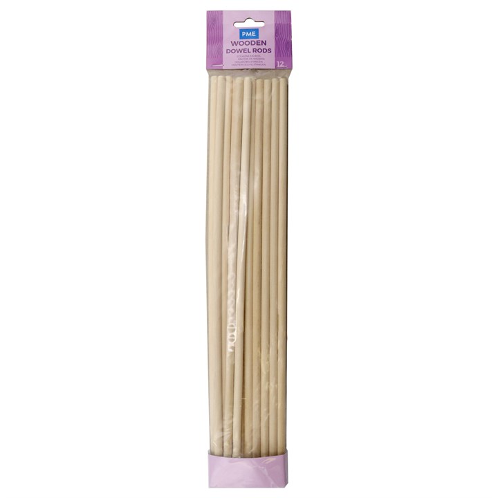 PME Wooden Dowels - Pack of 12