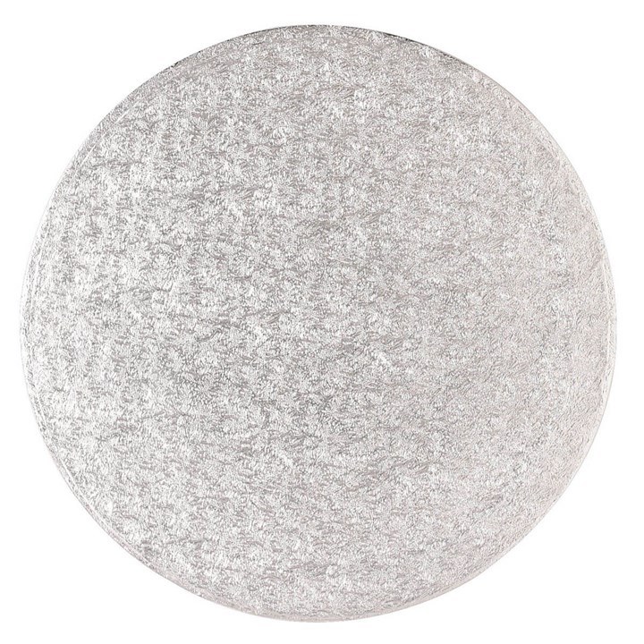 5mm Thick Round Silver Cake Board 11"