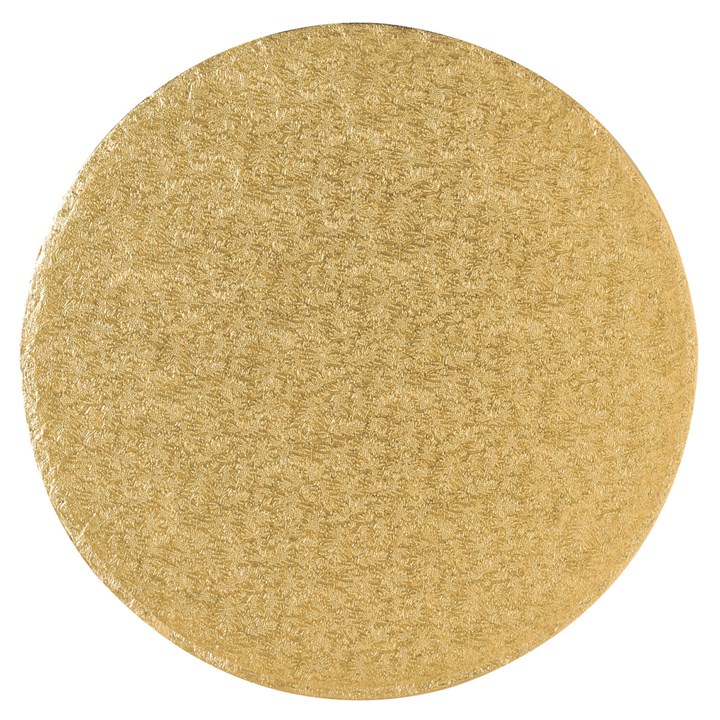 Round Gold Cake Drum Board - 10"