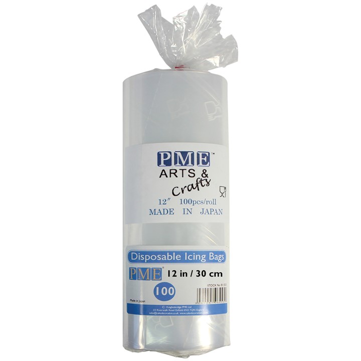 PME 12" Disposable Piping Bags - Pack of 100