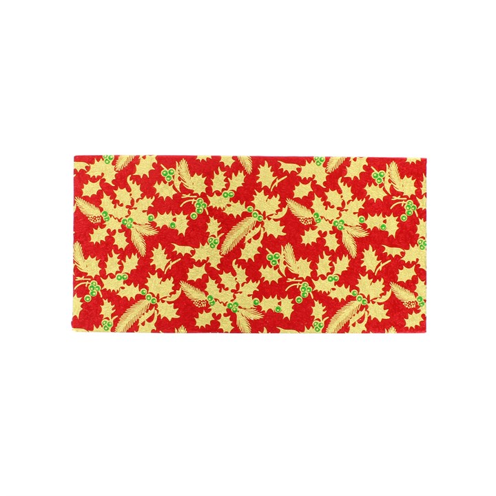 Christmas Log Cake Card 8'' x 4'' (203 x 101mm), Pack of 5