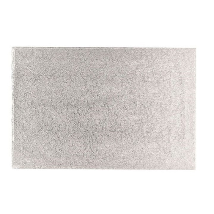 8" x 4" Silver Log Cake Card - Pack of 25