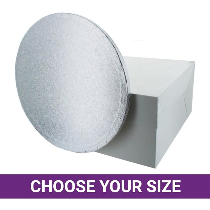 Culpitt Box and 12mm Round Cake Board