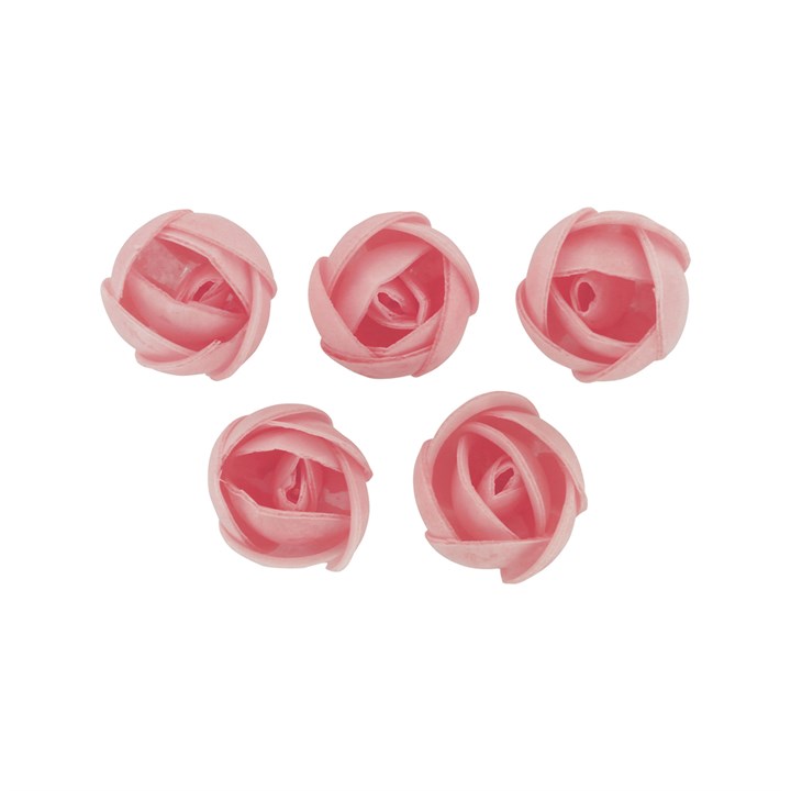 Medium Wafer Edible Rose - Pink (New Recipe)