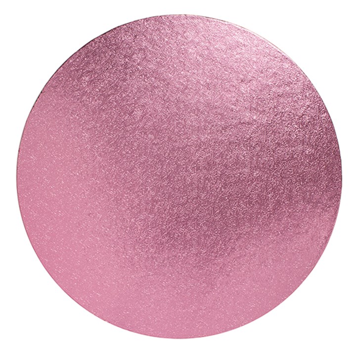 Round Light Pink Cake Drum Board - 14"