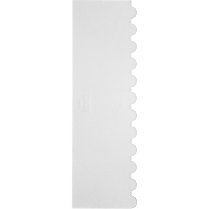 PME Patterned Side Scraper - Ribbed - 12"