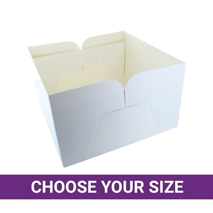 White Cake Box Bases Only