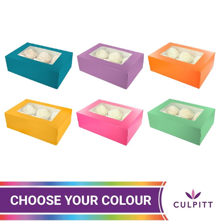 Brights Cupcake Boxes