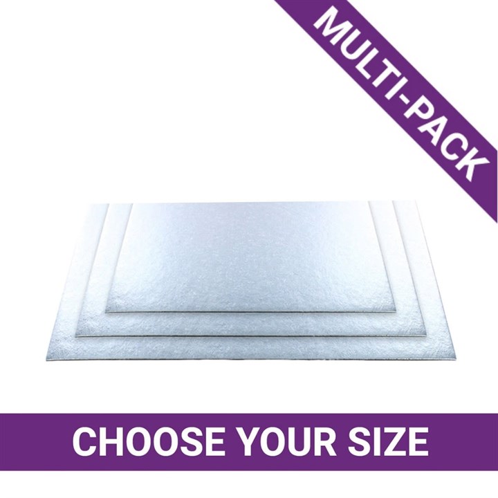 Culpitt Single Thick Cut Edge Rectangular Cake Cards - Pack of 25