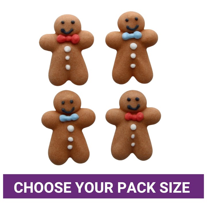 Gingerbread Men Sugar Decorations
