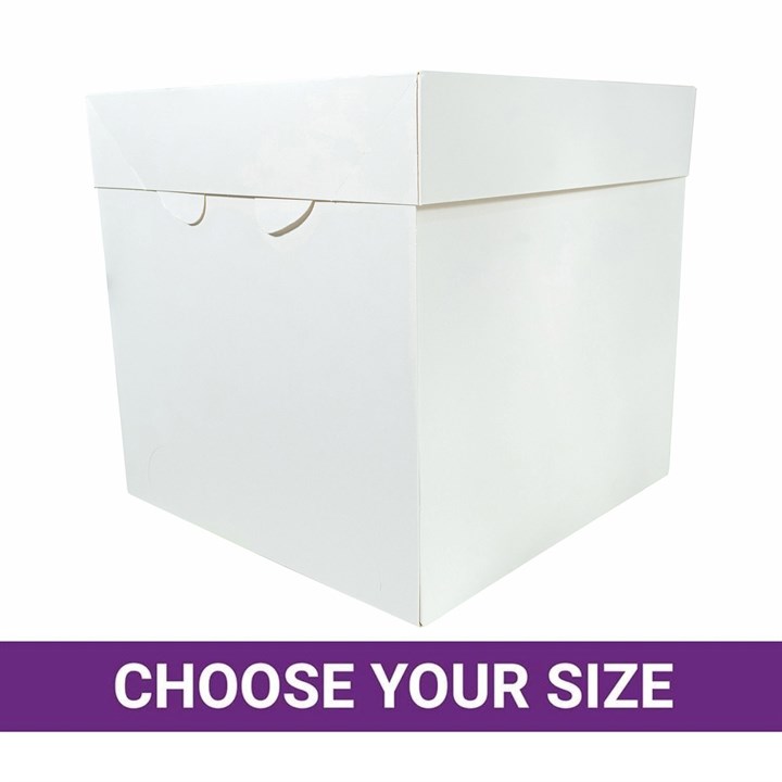 White Tall Cake Boxes