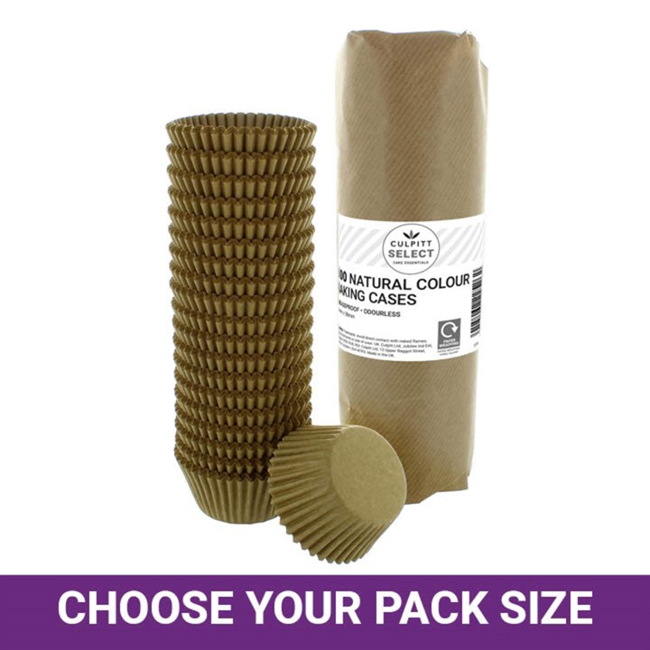 Culpitt Select Natural Brown Baking Cases
