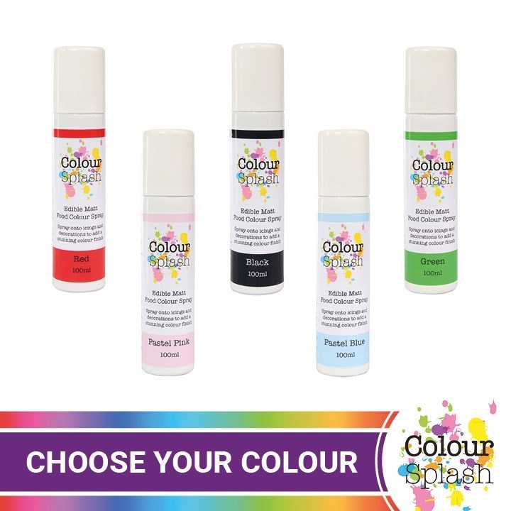 Colour Splash Food Colour Sprays - Matt