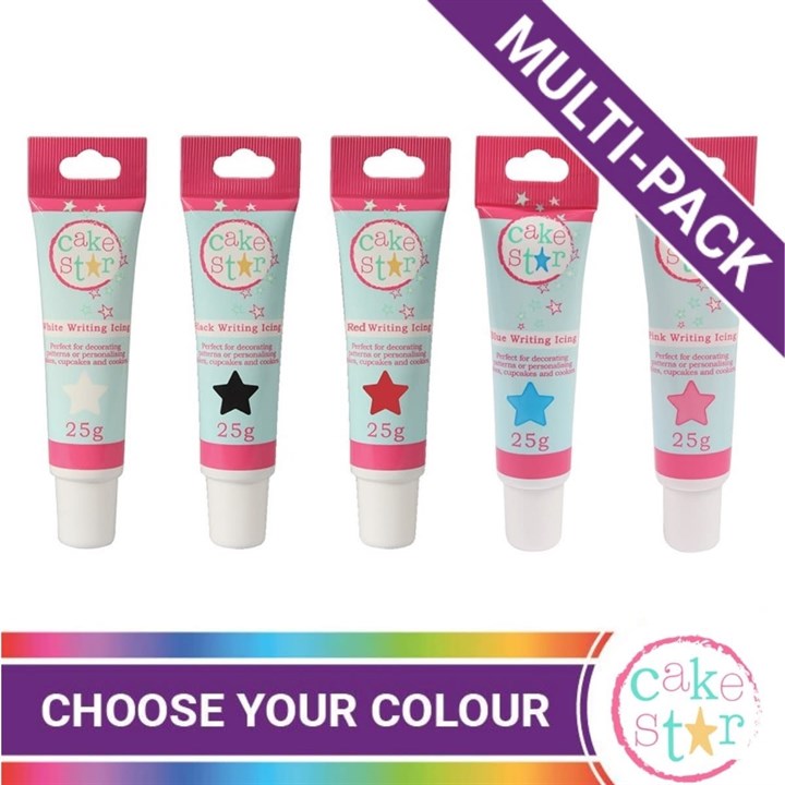 Cake Star Writing Icing 5 Pack