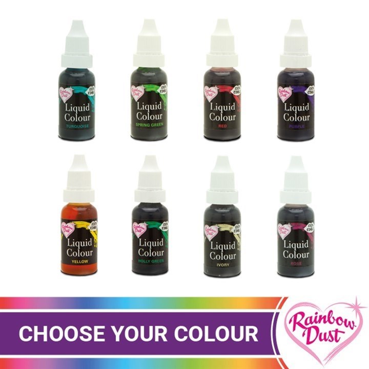 Rainbow Dust Liquid Food Colours