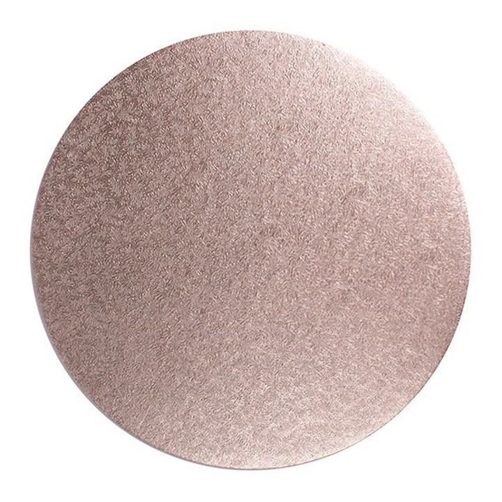 Round Rose Gold Cake Drum Board - 14"