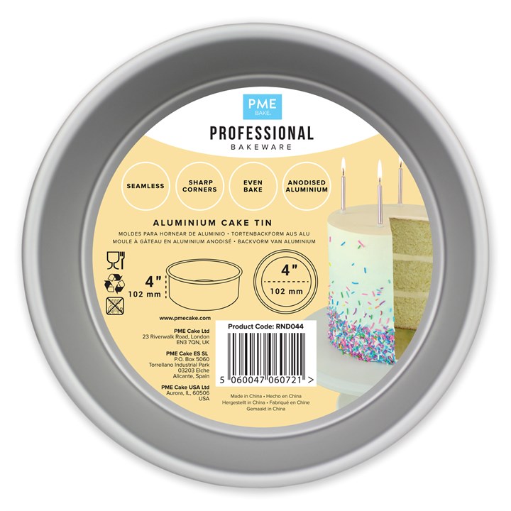 PME Round Cake Tin - 4" x 4"