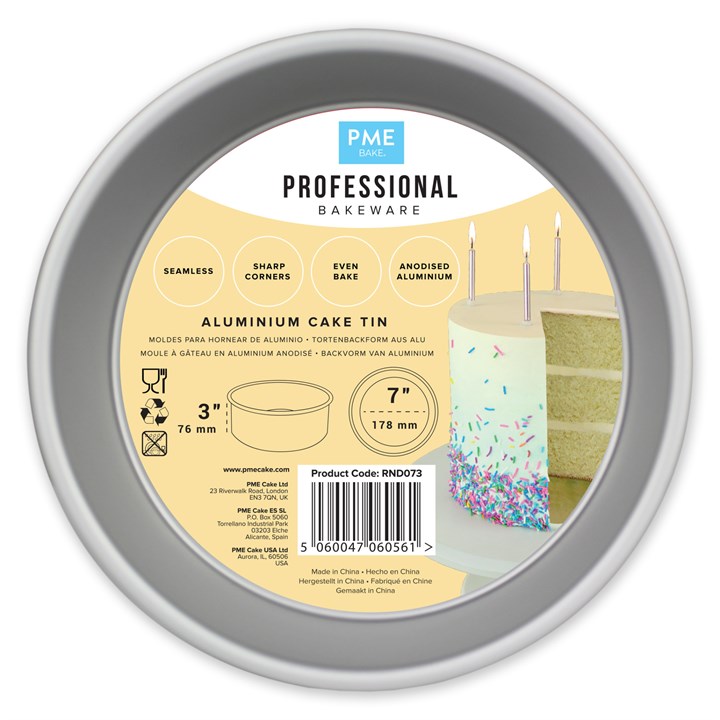 PME Round Cake Tin - 7" x 3"