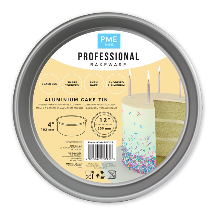 PME Round Cake Tin - 12" x 4"