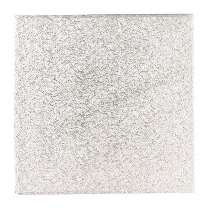 Bulk Pack - Single Thick Round Silver Cake Card - 16" - Pack of 25
