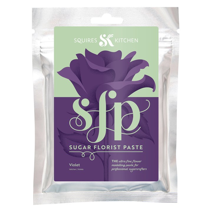 Squires Sugar Flower Paste - Violet/Purple - 100g