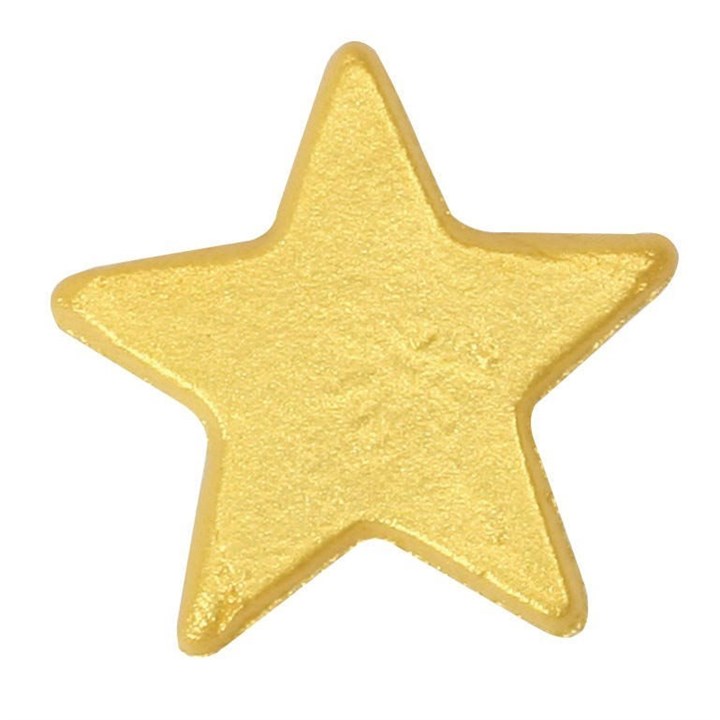 Gold Lustre Star Sugar Decorations - Pack of 396