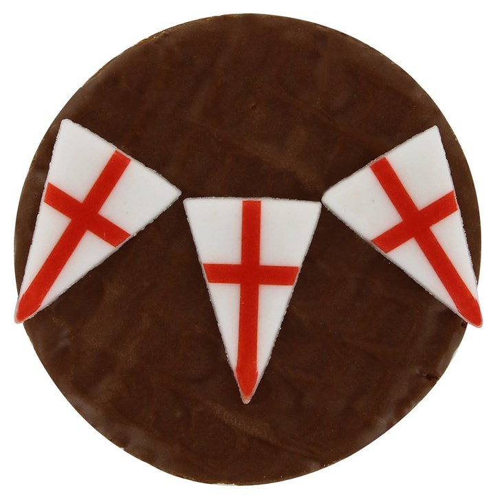 St George's Flag Bunting Edible Sugar Decorations 20 x 28mm