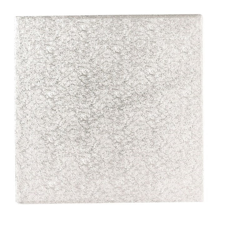 20" Square Silver Cake Drum Board