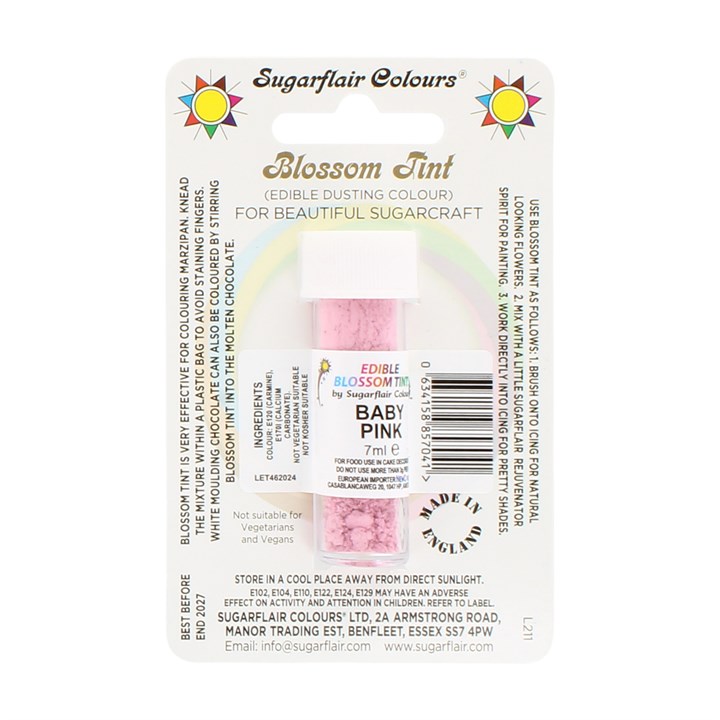 Sugarflair Baby Pink Blossom Dusting Colour