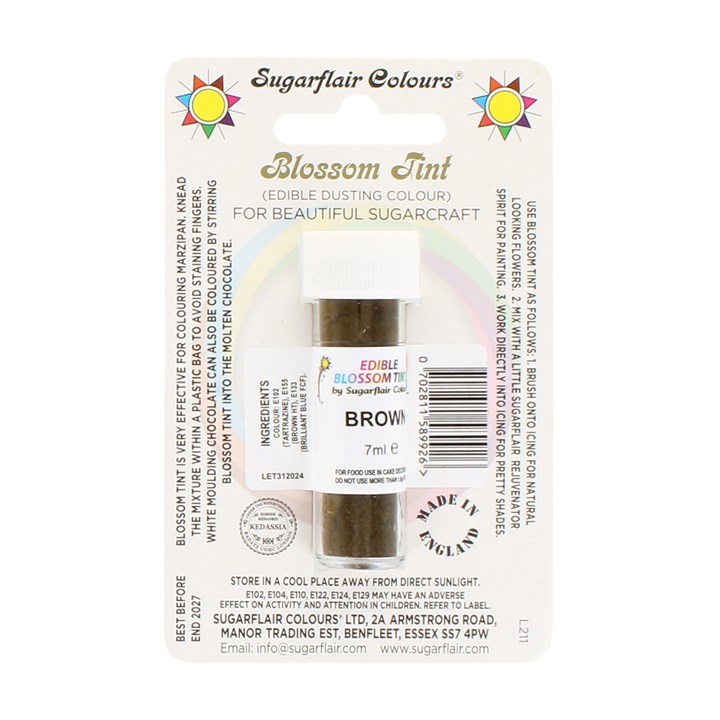 Sugarflair Brown Blossom Dusting Colour