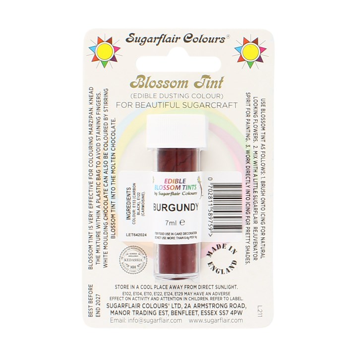 Sugarflair Burgundy Blossom Dusting Colour