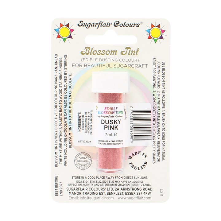 Sugarflair Dusky Pink  Blossom Dusting Colour