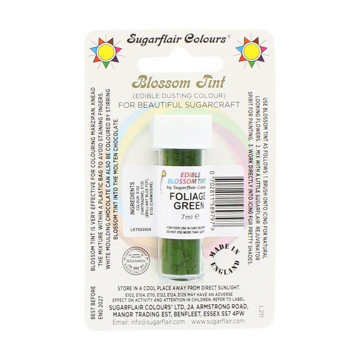 Sugarflair Foliage Green  Blossom Dusting Colour