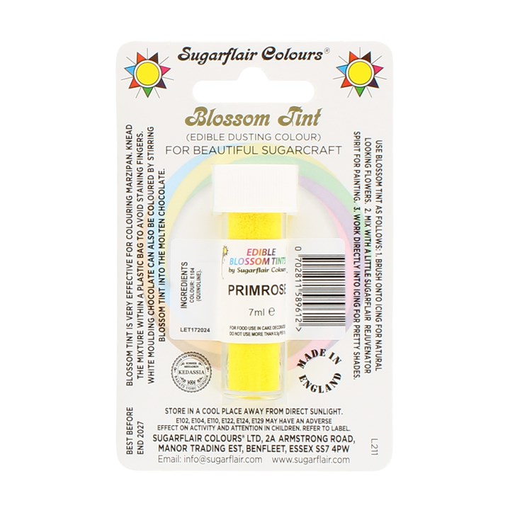 Sugarflair Primrose  Blossom Dusting Colour