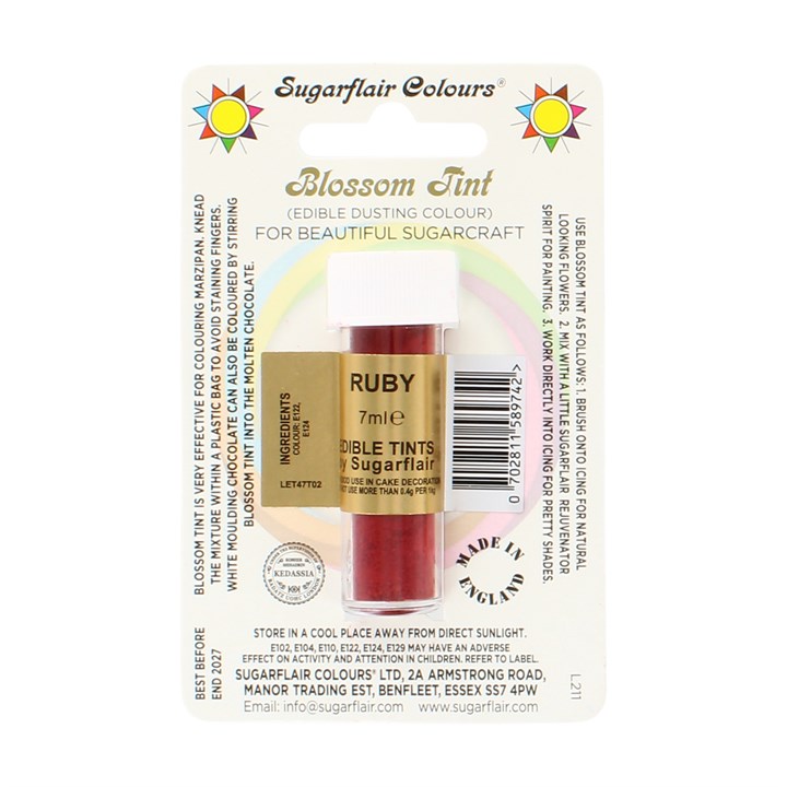 Sugarflair Ruby  Blossom Dusting Colour